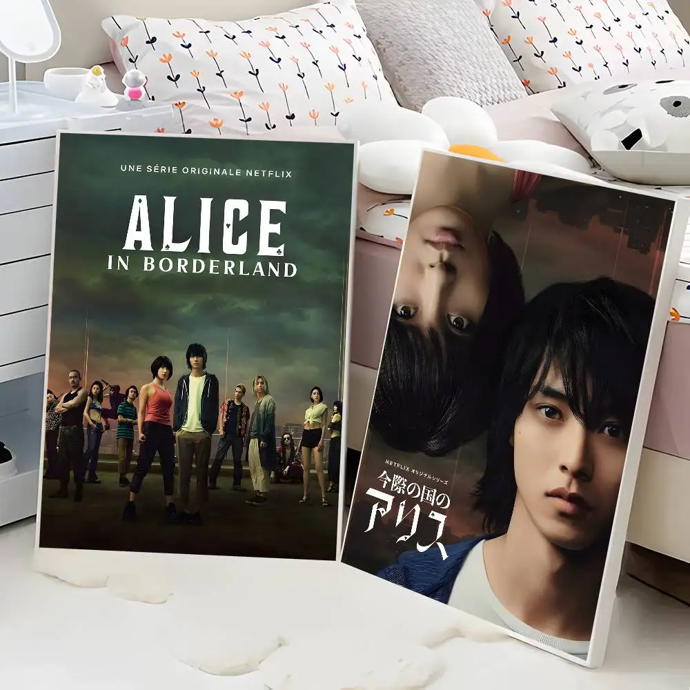 تلفزيون ساخن أليس في بوردرلاند لتقوم بها بنفسك ملصق لاصق غرفة عتيقة مقهى ديكور ديكور المنزل