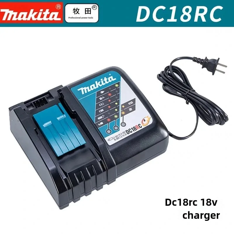 100% original  Makita 18V charger, fast charging, with rechargeable battery, Makita BL1830 BL1830B BL1840 BL1850 BL1850B