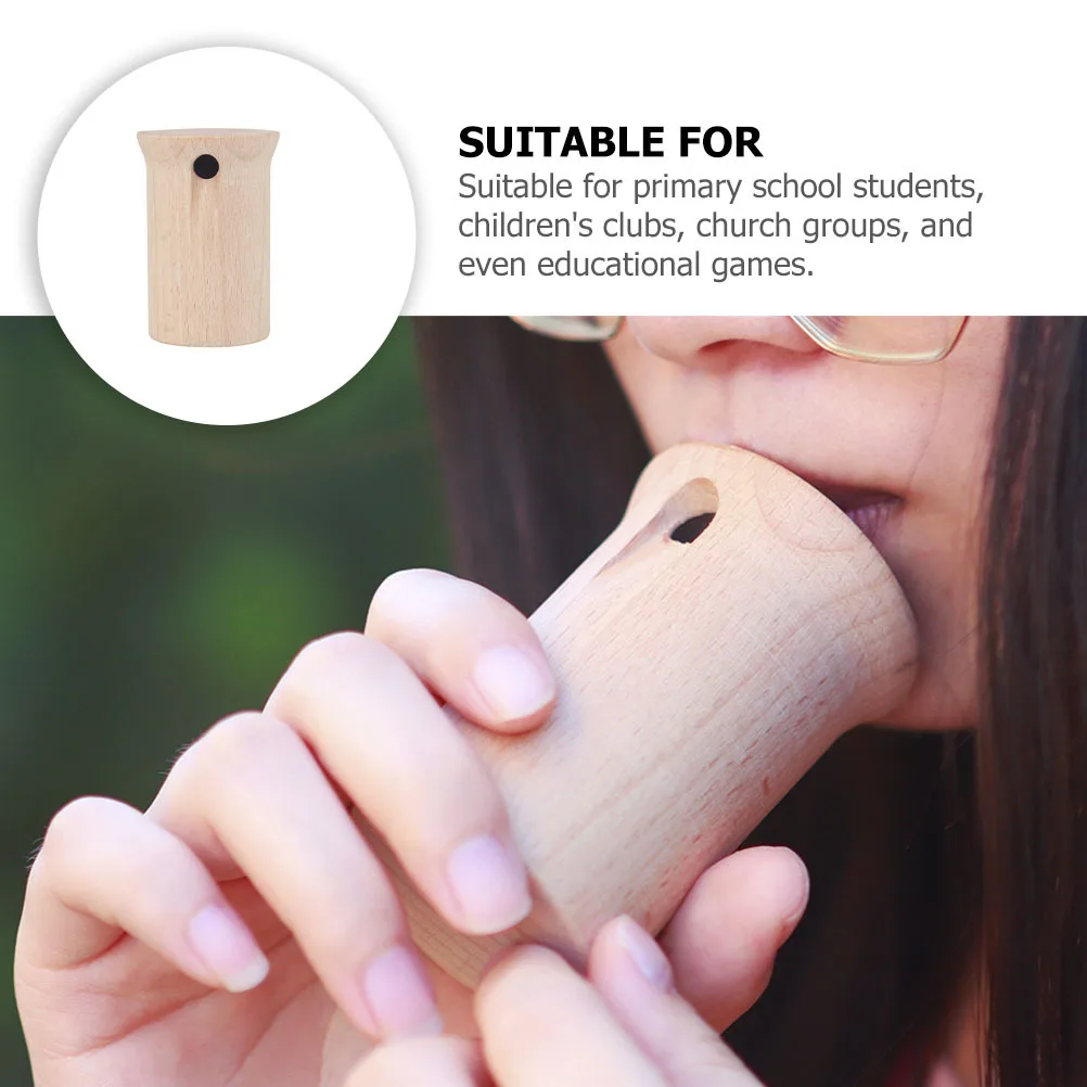 Houten Vogelfluit Realistisch Vogelklankmaker Muziekinstrument Buitenspelen Vroeg educatief hulpmiddel Veilig Niet-giftig