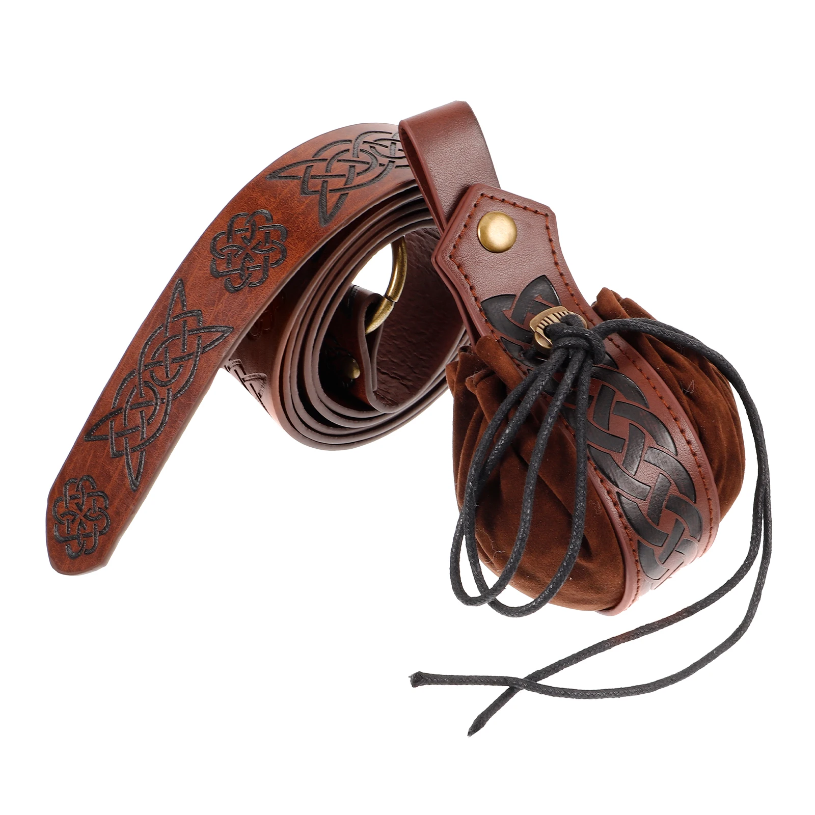

1 set Belt Waist Set 165cm PU Medieval Viking Cosplay Pouch Cosplay Accessories Retro Costume Accessories Prop