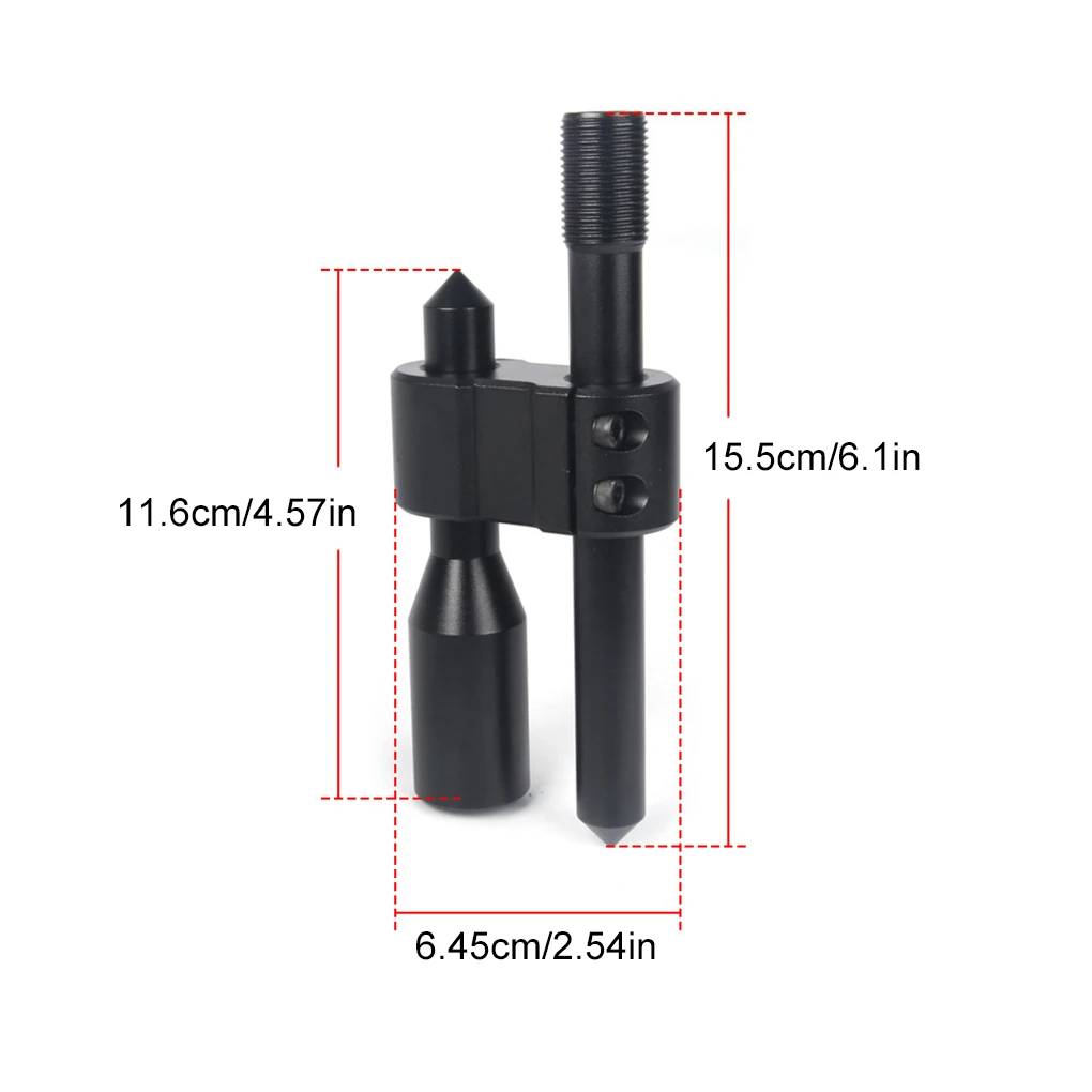 Aluminium Universal Schaltknauf Verlängerung Schaltknauf Verlängerung Einstellbare Extender Schaltknauf Drehbar M-18*1,5