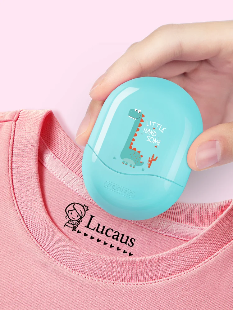  مجموعة طوابع اسم الأطفال المخصصة - ختم التصميم المخصص الرائج للوازم المدرسية والسفر والحرف اليدوية والتنظيم المدرسي #5