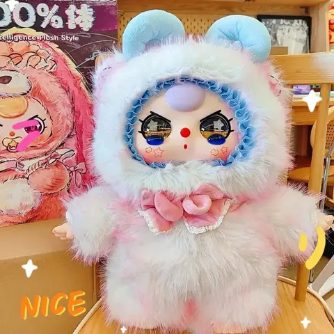 Baby Three Ai 800% Toys Dialogue Series Blind Box Flowing Sand Eye AI voice Action Figures Model Big Doll Cartoon Decor Gifts