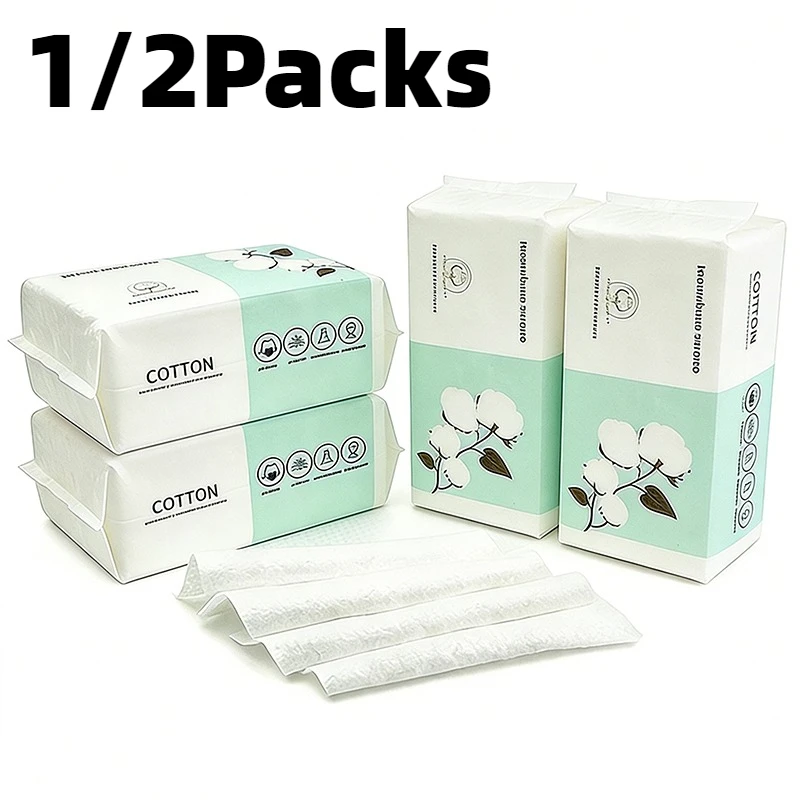 1/2Packs Disposable Face Towels Household Travel Bathroom Beauty Salon Soft Face Towels Makeup Remover Multi Cleaning Supplies