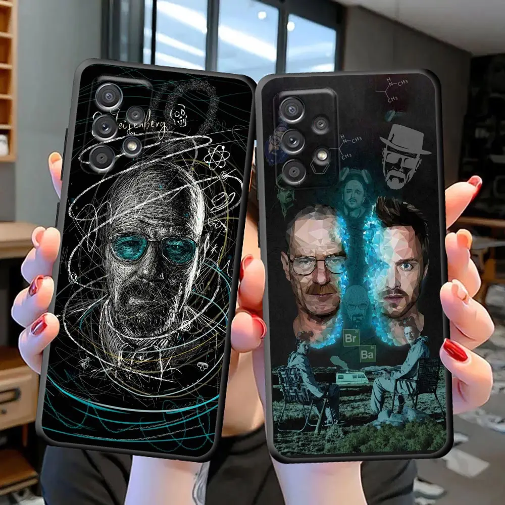 Breaking Bad TV Galaxy S23 Ultra Case For Samsung S23 S22 S21 S20 Ultra Cases FE S10 S10E LITE S9 Plus 5G Cqoue Black Soft Cover