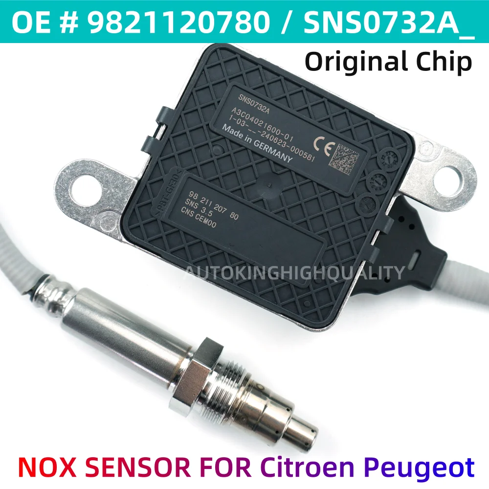 

9821120780 Nitrogen Oxide Sensor Nox Sensor for Peugeot Boxer 3 Citroen RELAY JUMPER 2 2.0 2.2 3.0 HDI BlueHDi EUR0 6 2010