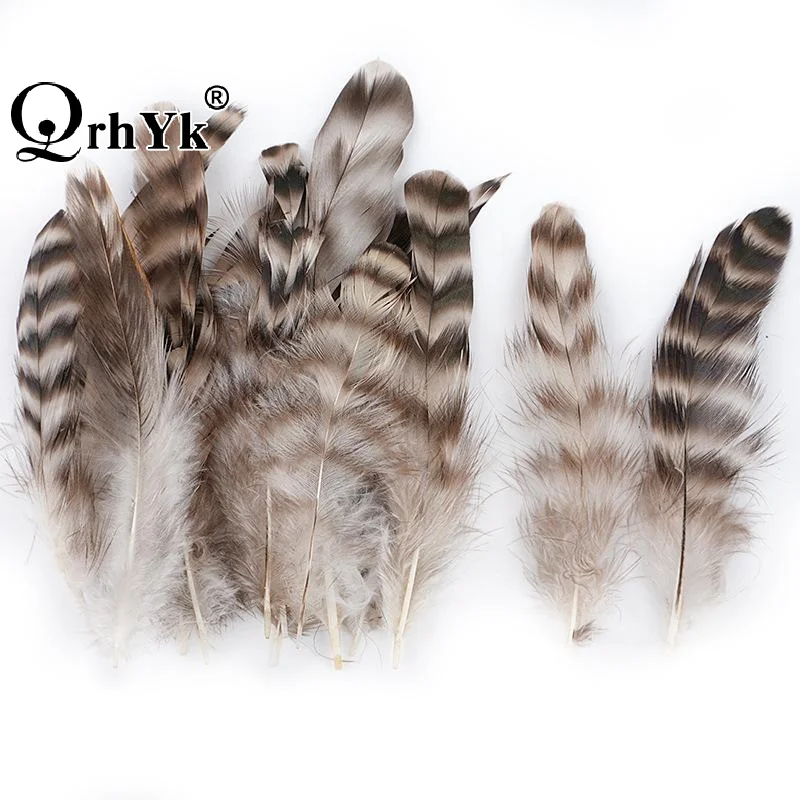 50Pcs/Lot Colored Rooster Feathers For Crafts Black Chicken Decoration Needlework Pheasant Feather Dream Catcher Plumes Decor
