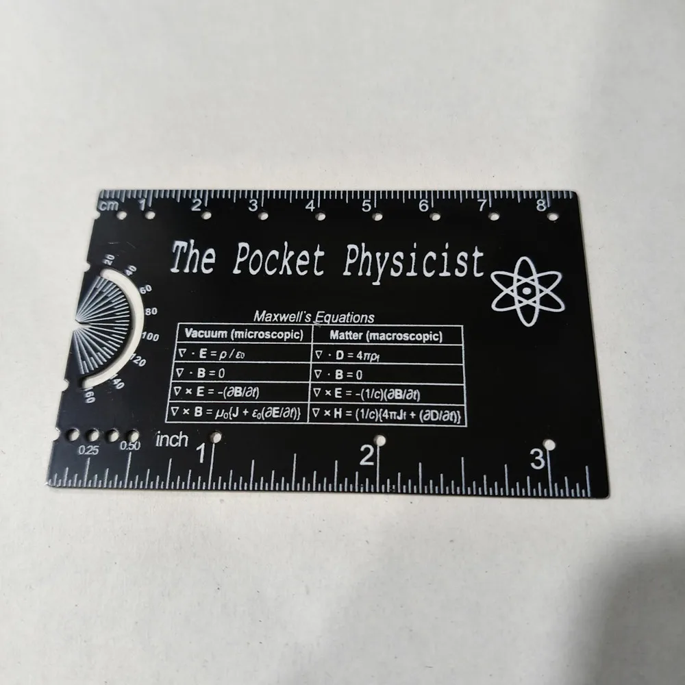 

Миниатюрная портативная инженерная линейка из сплава, карманный инструмент для инженеров и студентов, шаблон для черчения