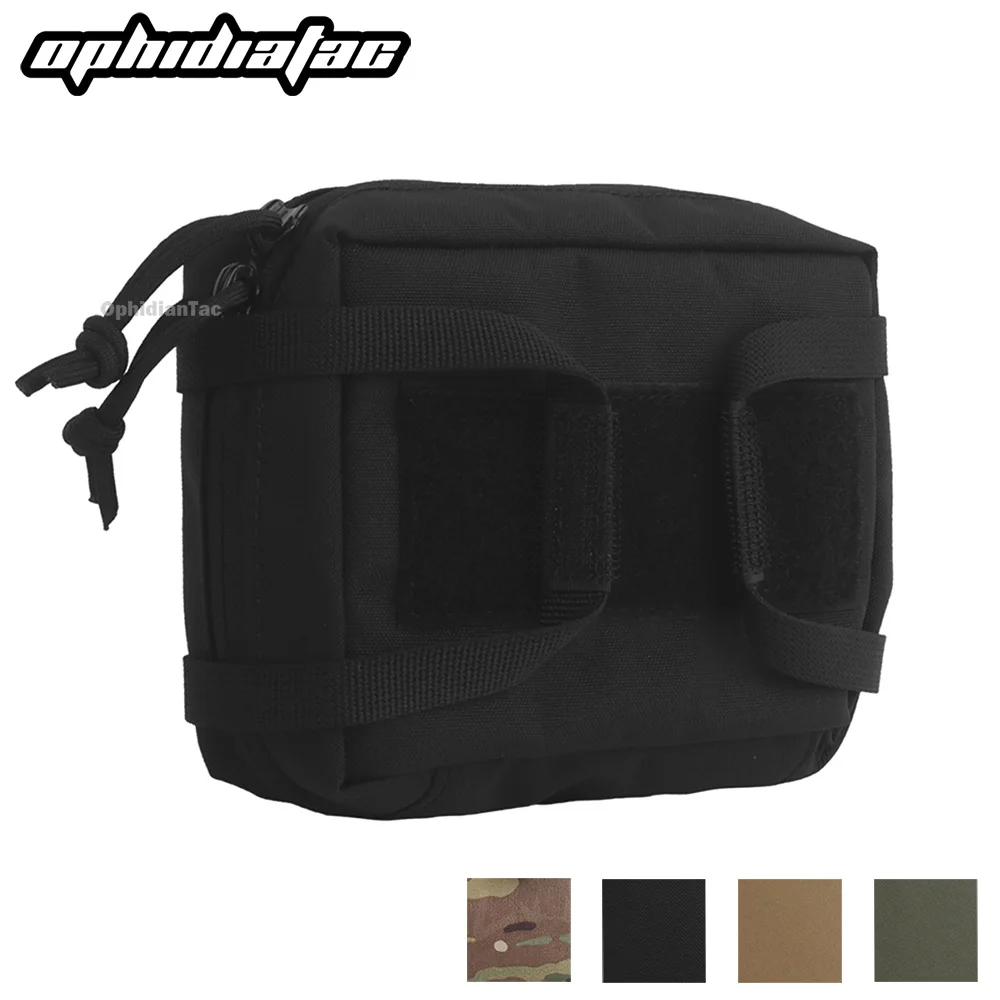 OPHIDIAN 2-in-1Molle Rapid Deploy First Aid Pouch Molle System IFAK Pouch Horizontal Pull Med Kit Compact Trauma Kit Bag