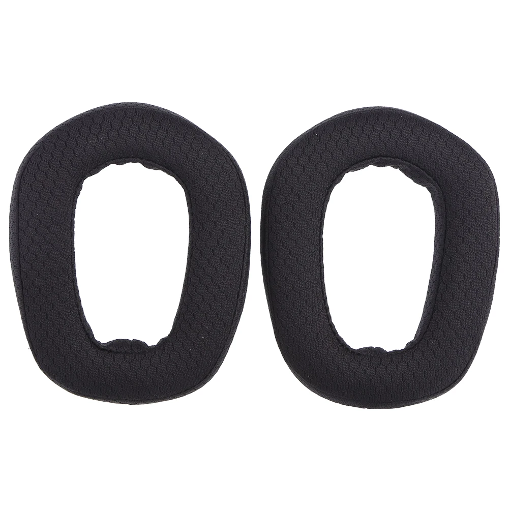 غطاء للأذن من القماش الناعم ، غطاء وسادة شبكي ، وسادات أذن بديلة جيدة التهوية لسماعات لوجيتك G435 اللاسلكية للألعاب