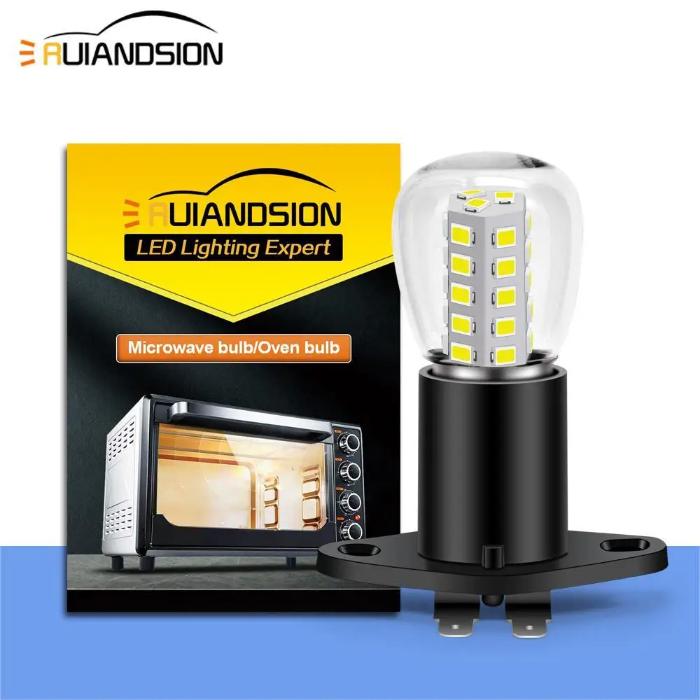 

Ruiandsion 2Pcs T170 LED Microwave Light Bulb E14 Base 250V Light Bulbs Replacement for Microwave Oven Light Warm White White