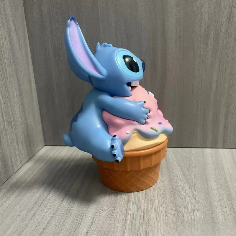 

Adorable 18cm Disney Stitch Anime Figure Ice Cream Series desktop model toy ornaments collectible home decoration Perfect gift