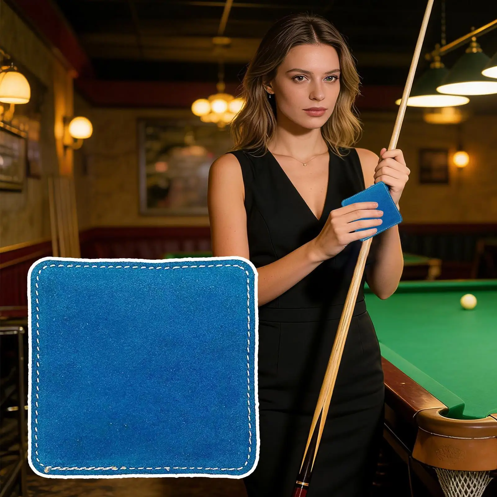 

Wear-Resistant Soft Billiard Cue Cleaner Towel Snookers Pool Cue Polisher Shaft Cloth Snookers Cleaning Cloth