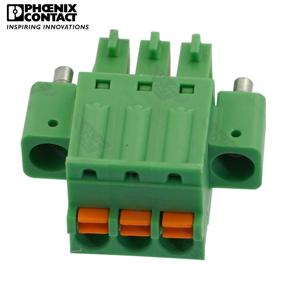 

3.81mm Original Genuine Phoenix Contact Connector PCB Pluggable PLUG-IN Terminal Block 3 Pin FK-MCP 1.5 STF 3.81 1851245 8A 160