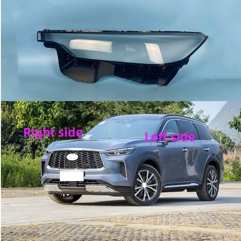 

For Infiniti QX60 2022 Car Headlight Shell Headlight cover Headlamp Lens Headlight Glass Auto Shell Cover