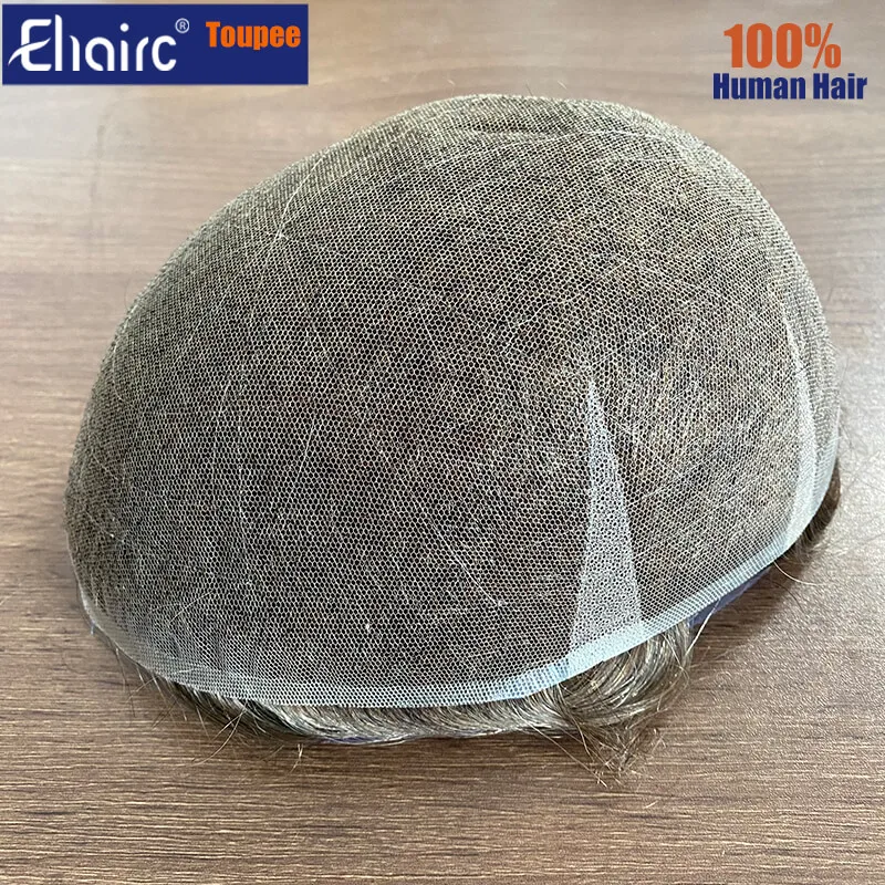 

Мужской капиллярный протез, 90% 100% плотность, полный парик шнурка, мужские мягкие и дышащие мужские парики, дышащий мужской капиллярный протез