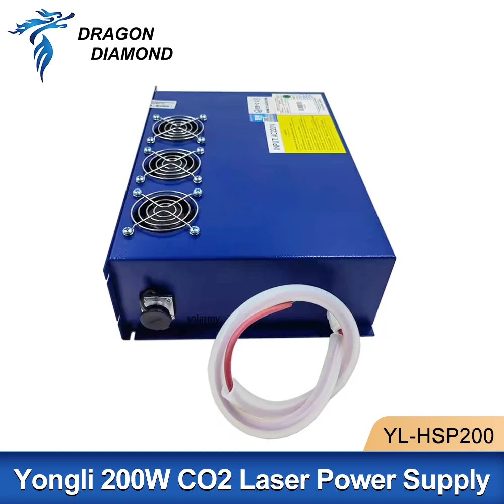 Original YL-HSP200 High Voltage 260W-320W CO2 Laser Power Supply for high power CO2 laser tubes