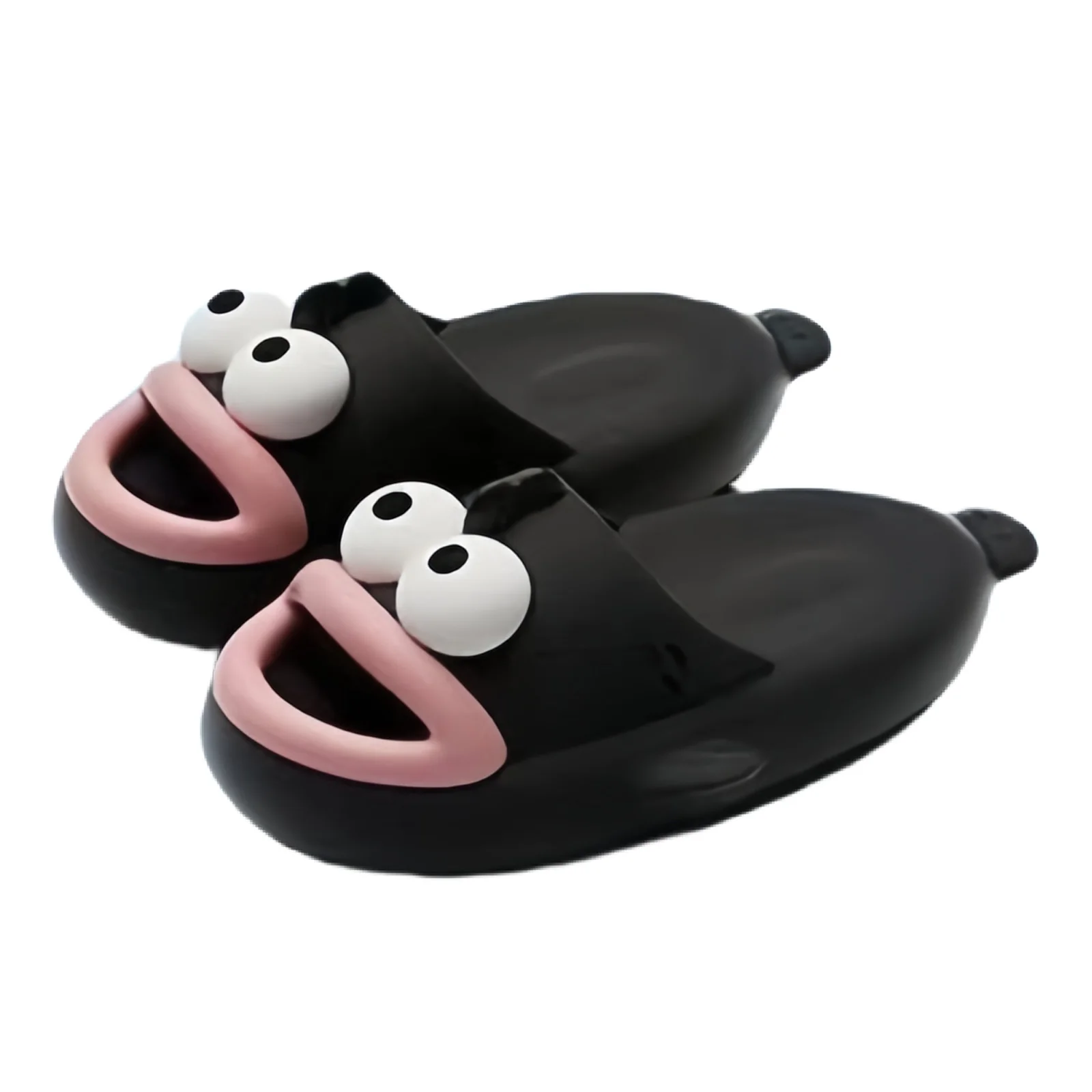 Sandalias de animales con punta abierta para hombre y mujer, chanclas antideslizantes con forma de nube de pescado, zapatos de verano para la playa