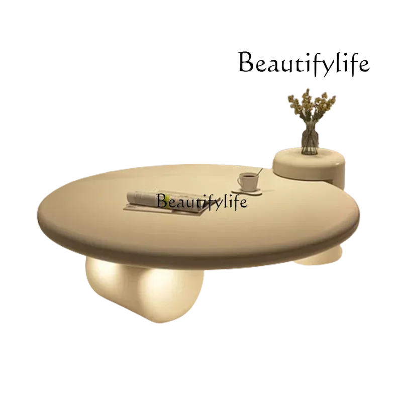 

Lamps Modern Round Simple Table Nordic Smart Glamour Premium Design Coffee Tables Small White Cute Mesa De Centro Furniture