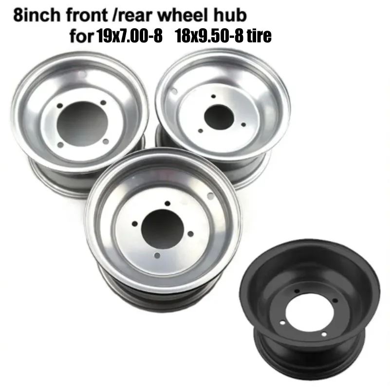 

8 inch 3/4 hole Front rear hubs for ATV Buggy Karting Go kart Quad Bike 19X7.00-8 18x9.50-8 vacuum Tyre Wheel parts
