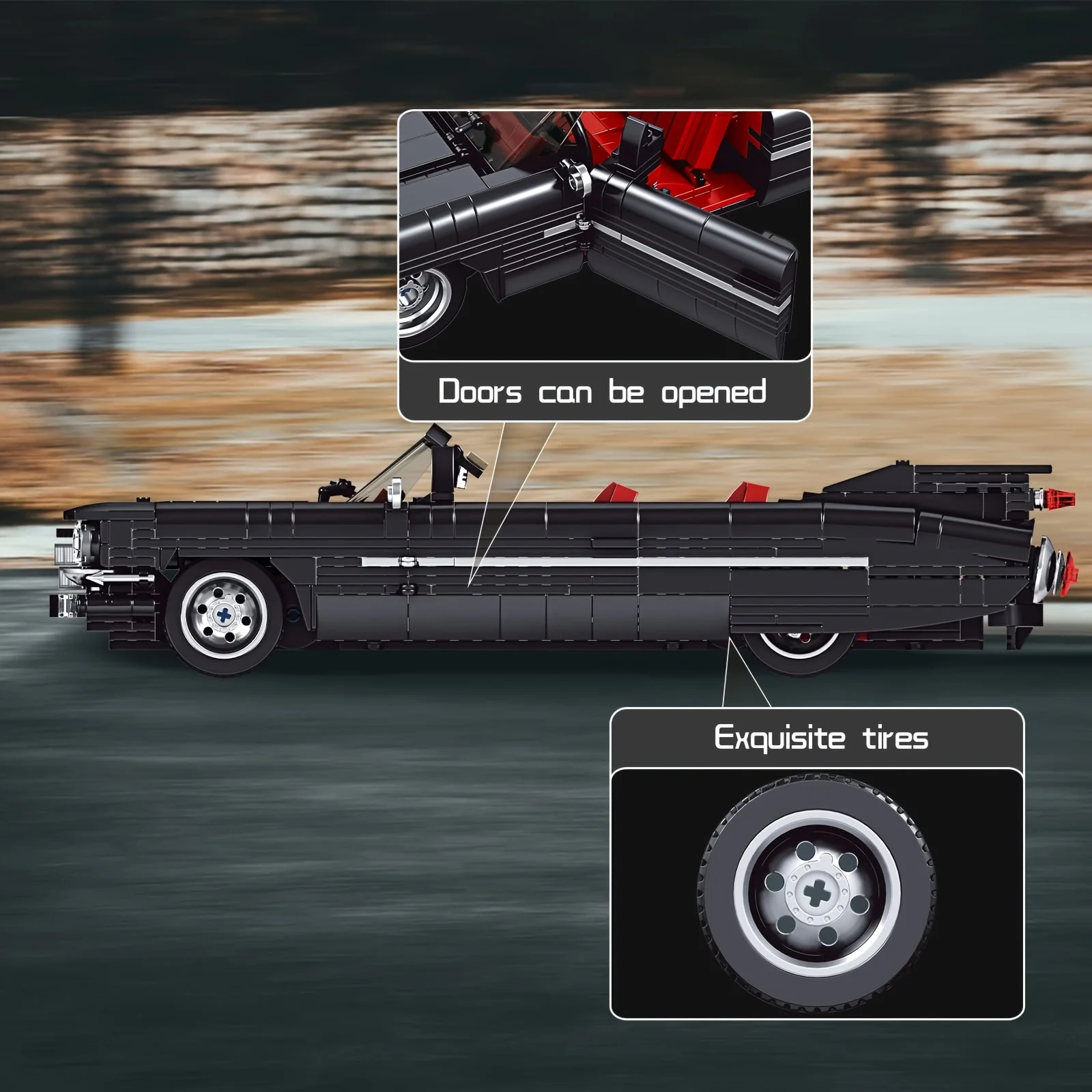 Mold King 10012 Kit di blocchi per auto sportive, set di costruzioni di modelli di auto da corsa MOC Supercar, regalo per età 14+/Appassionati di collezioni per adulti (1245 pezzi, versione statica)