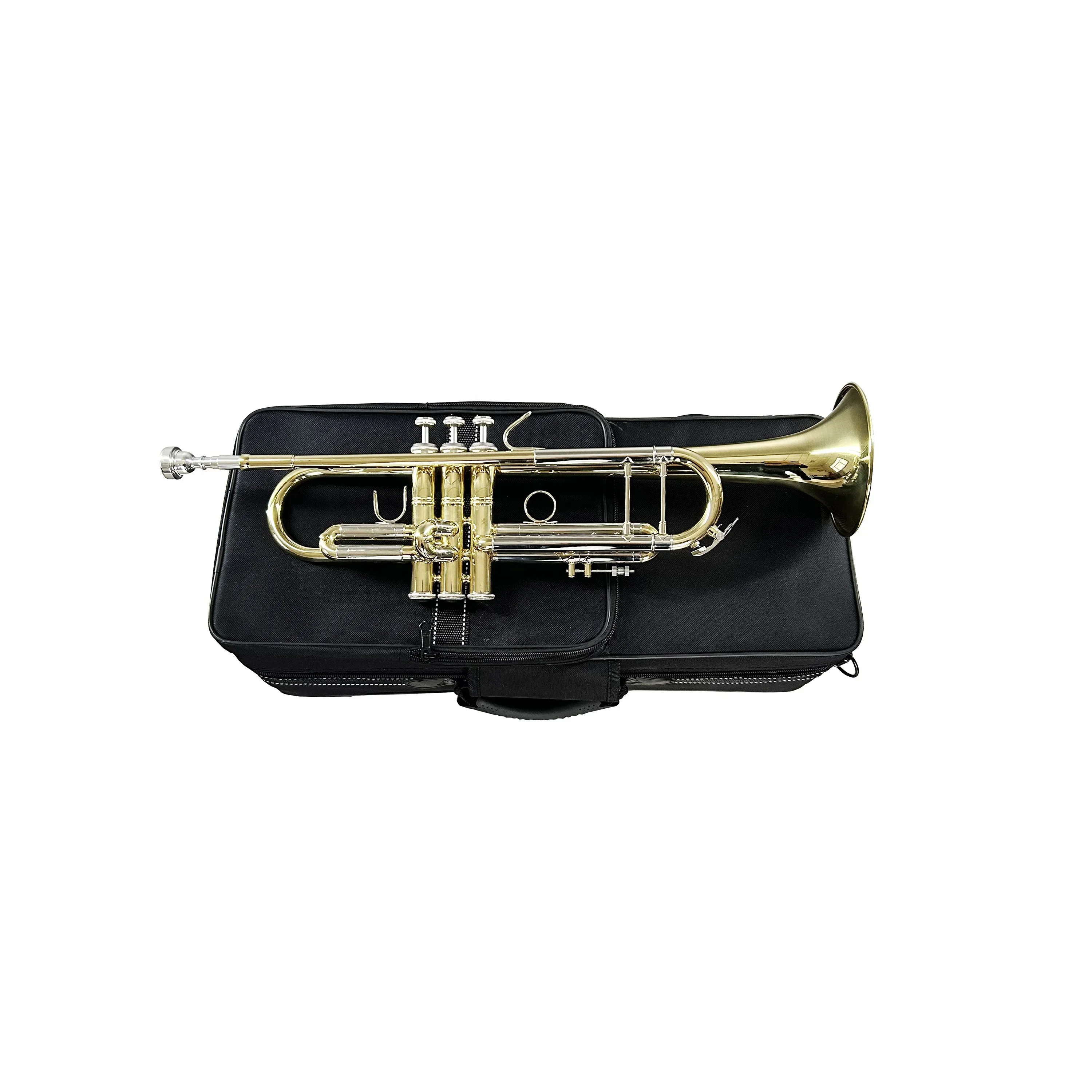 Seasound Professional BB Tone Trumpet OEM Imitation Gold Brass Body Lacquer Surface JYTR409