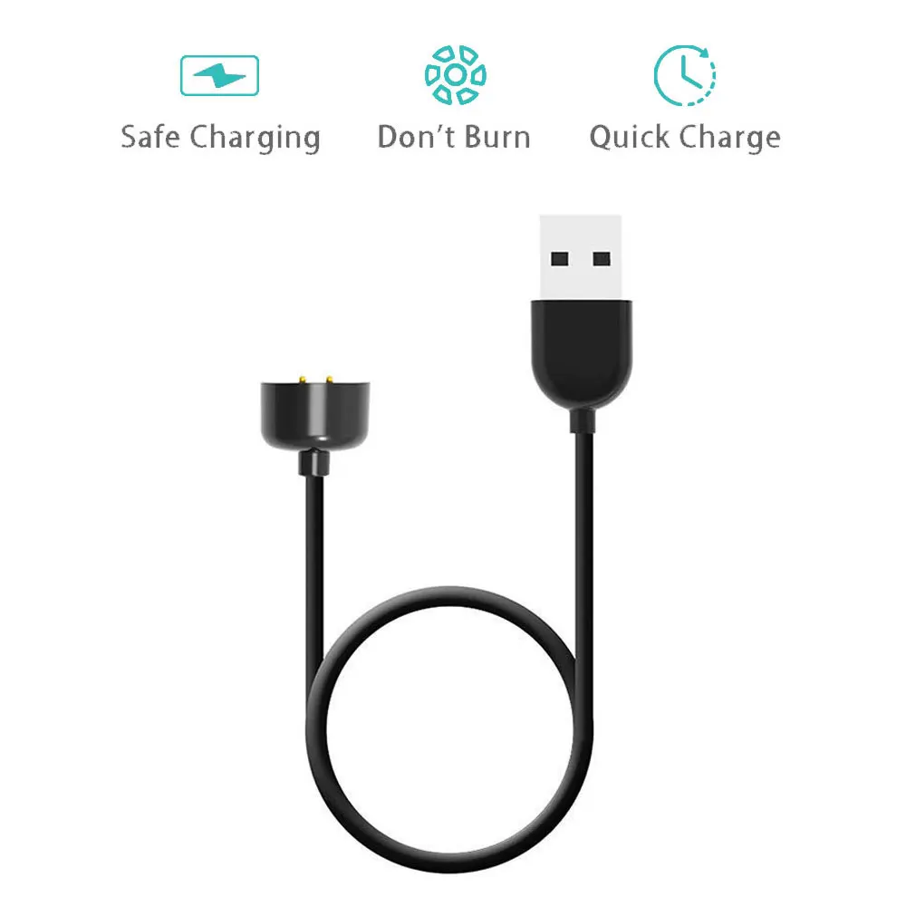 50 см USB-кабель для быстрой зарядки для Xiaomi Mi Band 5 6 Band5 Band6 магнитное зарядное устройство адаптер для умных часов провод шнур