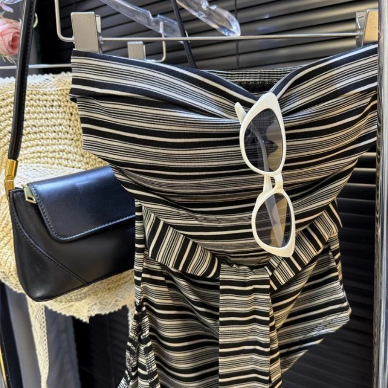 

SY'sYouthfully сексуальный топ без рукавов, футболки, женский тонкий облегающий хлопковый топ, летняя футболка, полосатые топы в корейском стиле