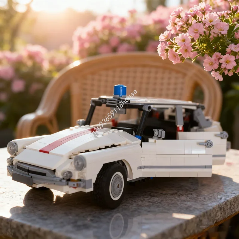

969 шт. MOC Citroen DS Ecto 1 B Модель Creator Experted Строительные игрушечные блоки Архитектура DIY Рождественский подарок Креативный детский день рождения