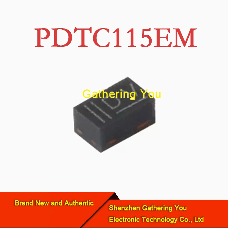 PDTC115EM SOT-883 Bipolar transistor-pre-biasing Brand New Authentic