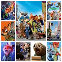 Zootopia Animation Movie AB Diamond Painting Set 5D DIY Diamond Embroidery Cross Stitch Handmade Art Gift Crafts Home Decoration