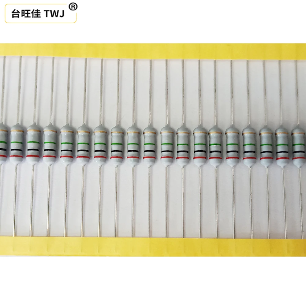 10Pcs MGR40 high voltage resistor 1W 1K10K100K240K820K ohm 2M 3M 5M 10M20M200M500M thick film glass glaze resistor