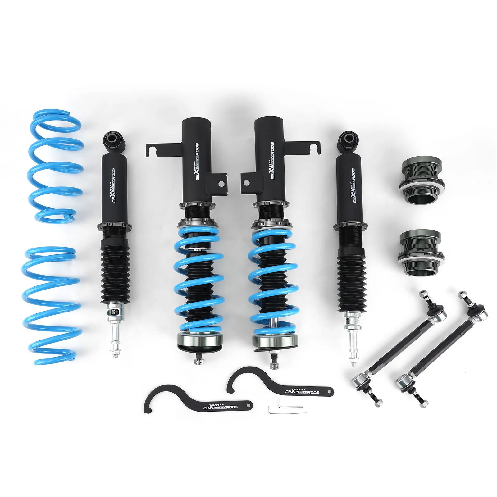 MaXpeedingrods 24 Step Damper Adjustable Coilovers Lowering Kit for Chevrolet Malibu 2013-2015