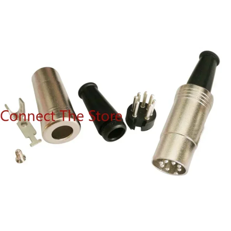 2PCS Manufacturers Supply S Terminal Big D7PIN Metal Nickel Plated Computer Connector High-grade Medical Mouse Plug 7P