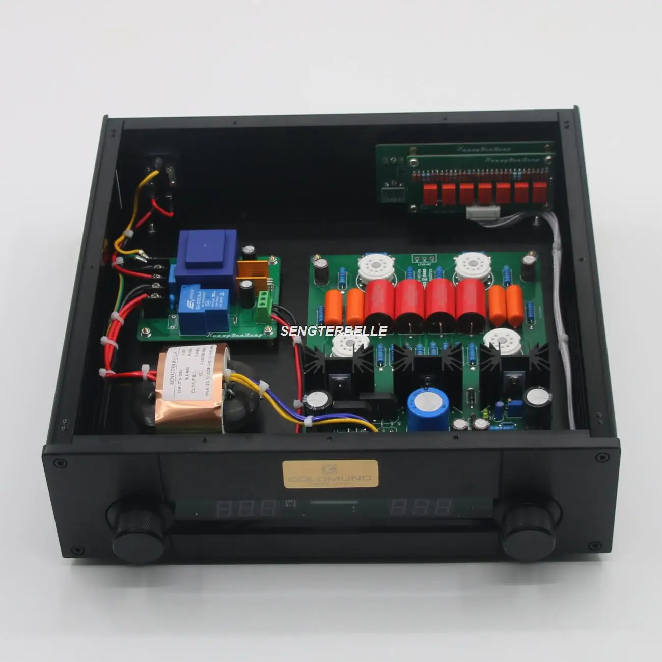 

HiFi Remote Control Relay Volume Preamp Tube Stereo Preamplifier Base On CARY-SLP90 Preamp Circuit