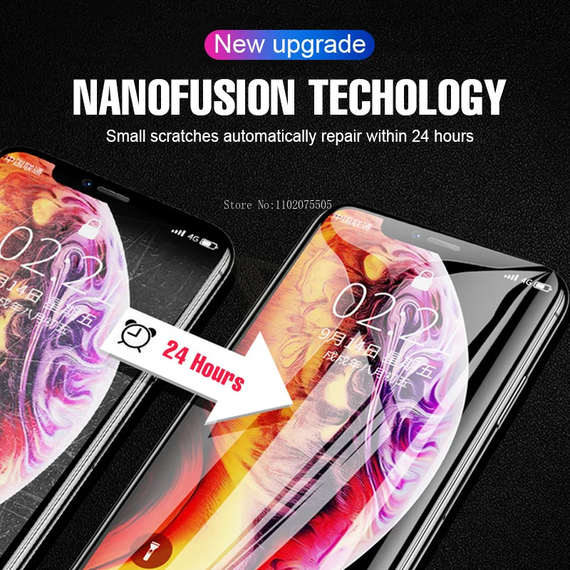 Protection For iPhone 7 8 6 6S Plus 5 5S SE 2016 2020 Hydrogel Film Screen Protector For Apple 11 12 13 Pro Max X XS XR 12 Mini image 5