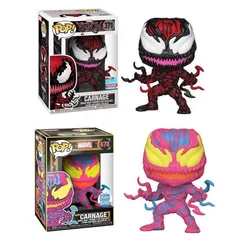 Carnage Funko Pop Venom # 678 # 371 Marvel winylowa figurka akcji zabawki lalki prezenty dla dzieci