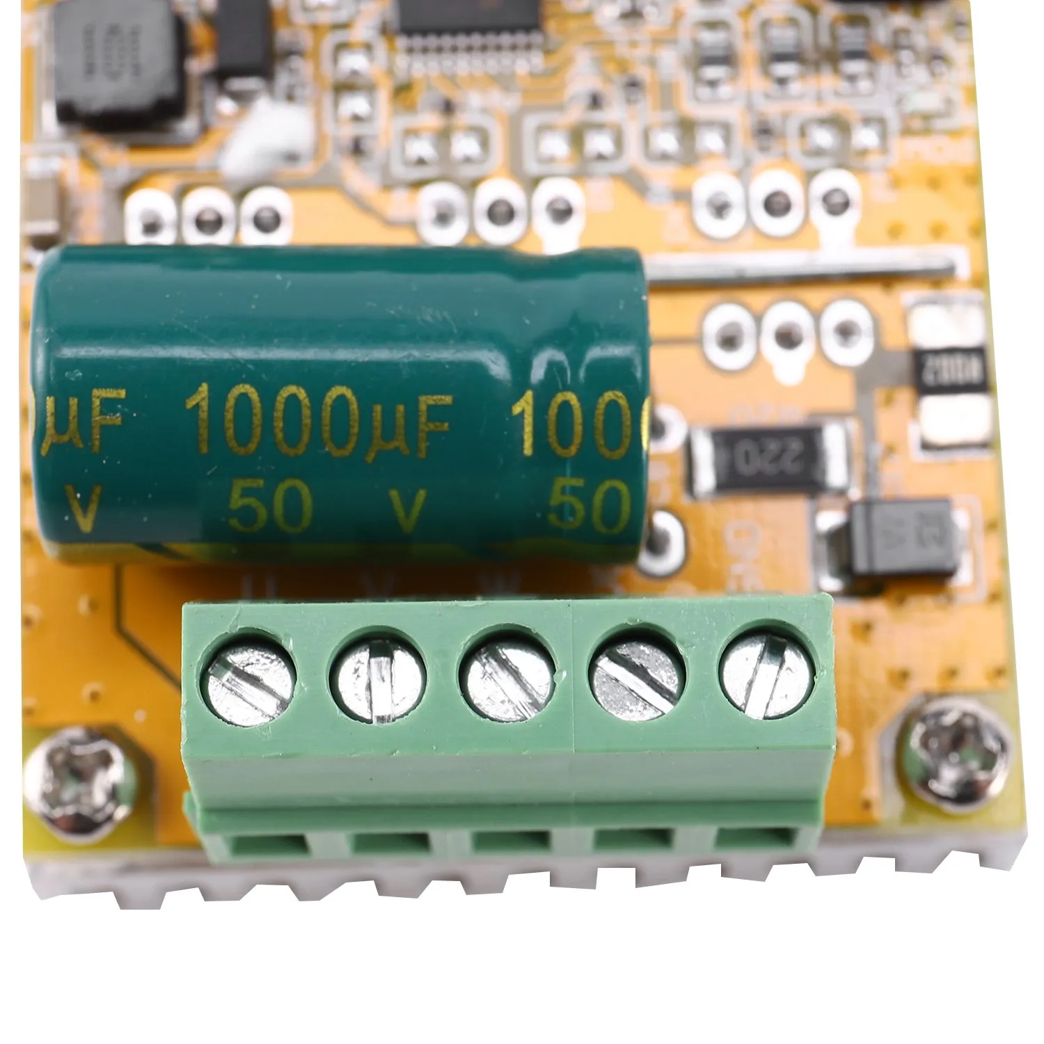 AC23-380W 3 Phases Brushless Motor Controller Board(No/Without Hall Sensor) BLDC PWM PLC Driver Board DC 6.5-50V