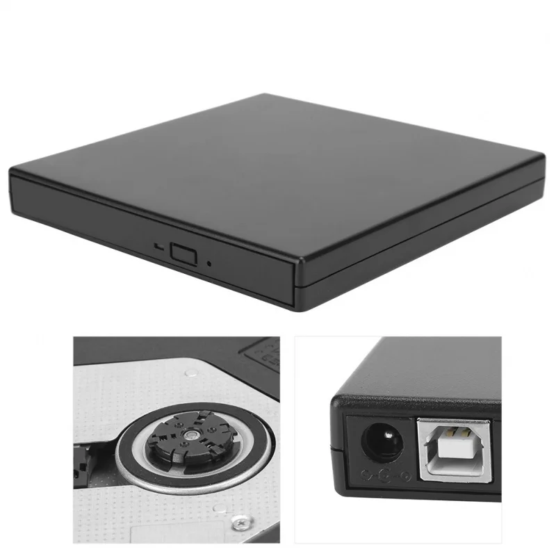 Z External Optical Drive USB2.0 High Speed DVD Burner For Laptop Computer FG