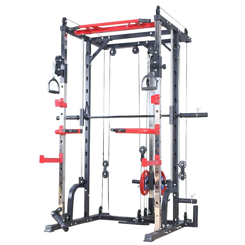 Gym Equipment Multifunctional Commercial Squat Trainer Frame Squat Trainer Bench Press Rack