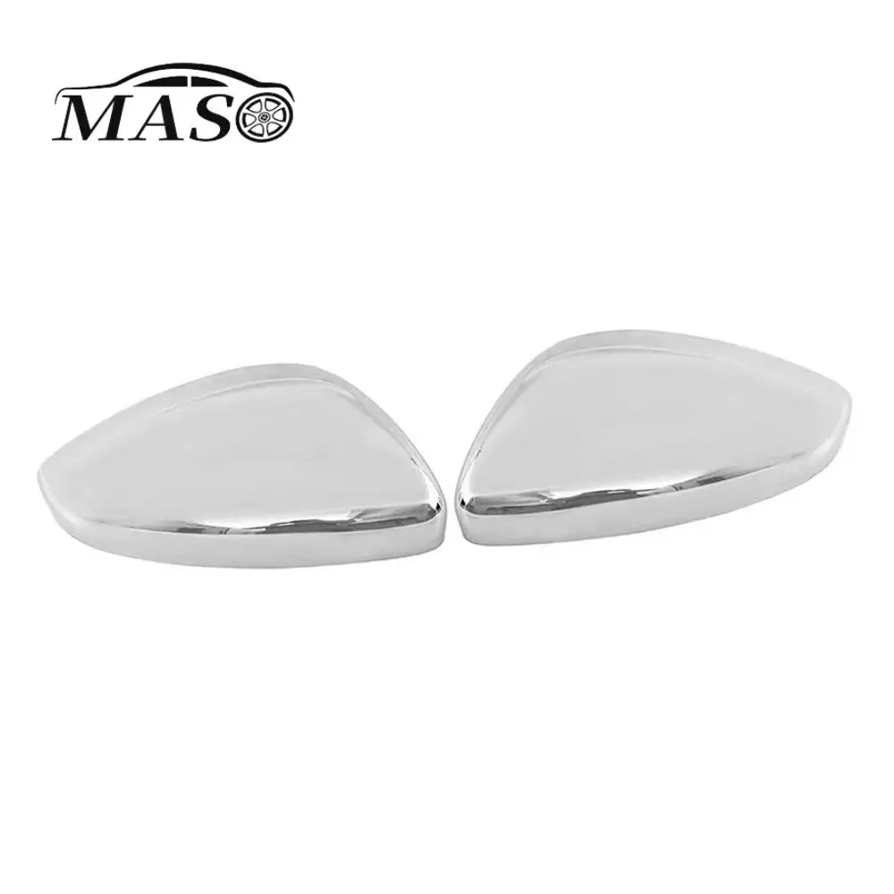 Chrome Rearview Mirror Cover Side Mirror Caps for Peugeot 208 2012-2018 Citroen C3 C4 Cactus 2018-2020