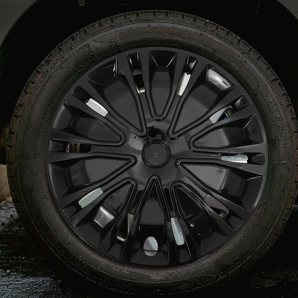 

15 Inch Universal Car Wheel Hub Cover Decorative Rim Cap Sturdy PP Material Protective Hubcaps Automotive Wheel Covers
