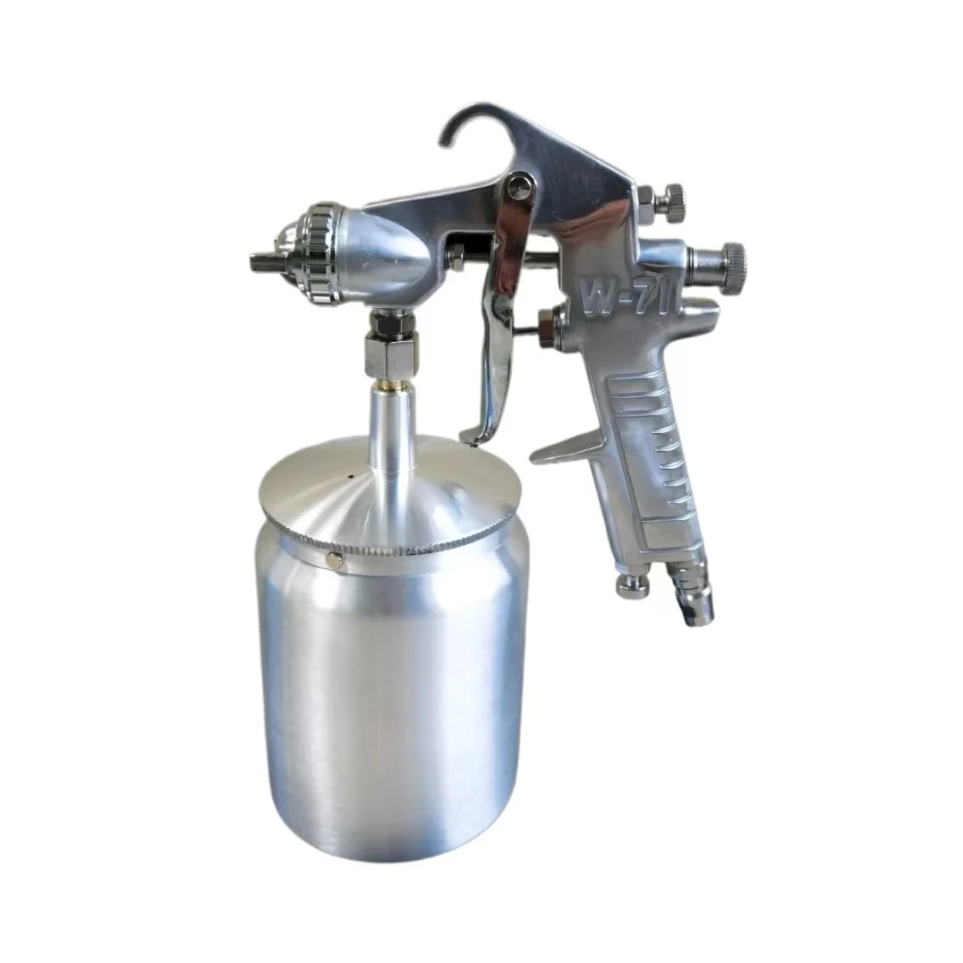 

High Pressure Pneumatic 600cc Gravity Spray Gun W-71 Automotive Paint Made in China