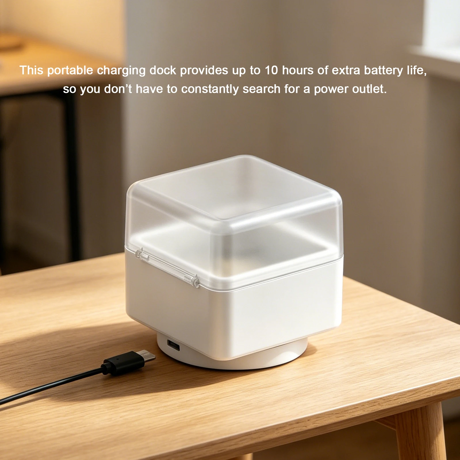 Lightweight Charging Case for GAN UI Series Smart Cubes Stylish Solution Compact Travel Charging Box for Replacement Or Backup
