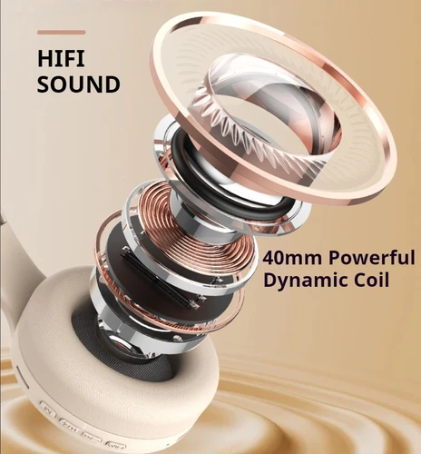 Imagen 2 del producto Auriculares TH30 HIFI con graves impactantes, inalámbricos por Bluetooth, con reducción de ruido, deportivos, para jugadores, con micrófono HD, compatible con TF/AUX