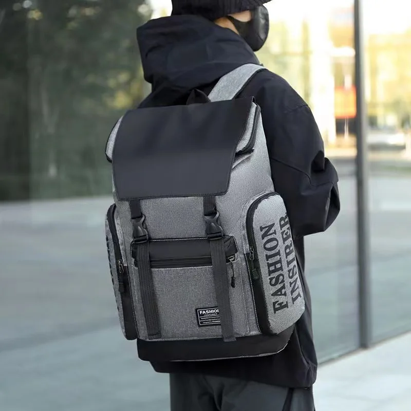 

Large Capacity Backpack - Unisex School Bag for Men & Women, Durable Travel Backpack for Outdoor Activities