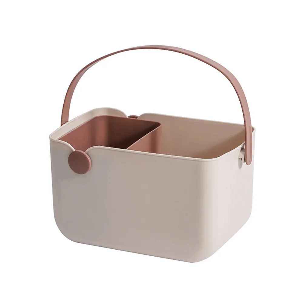 Multifunctional Bath Storage Basket Cosmetics Handheld Box Portable Outdoor Travel Beach Drainage Basket Picnic Fruit