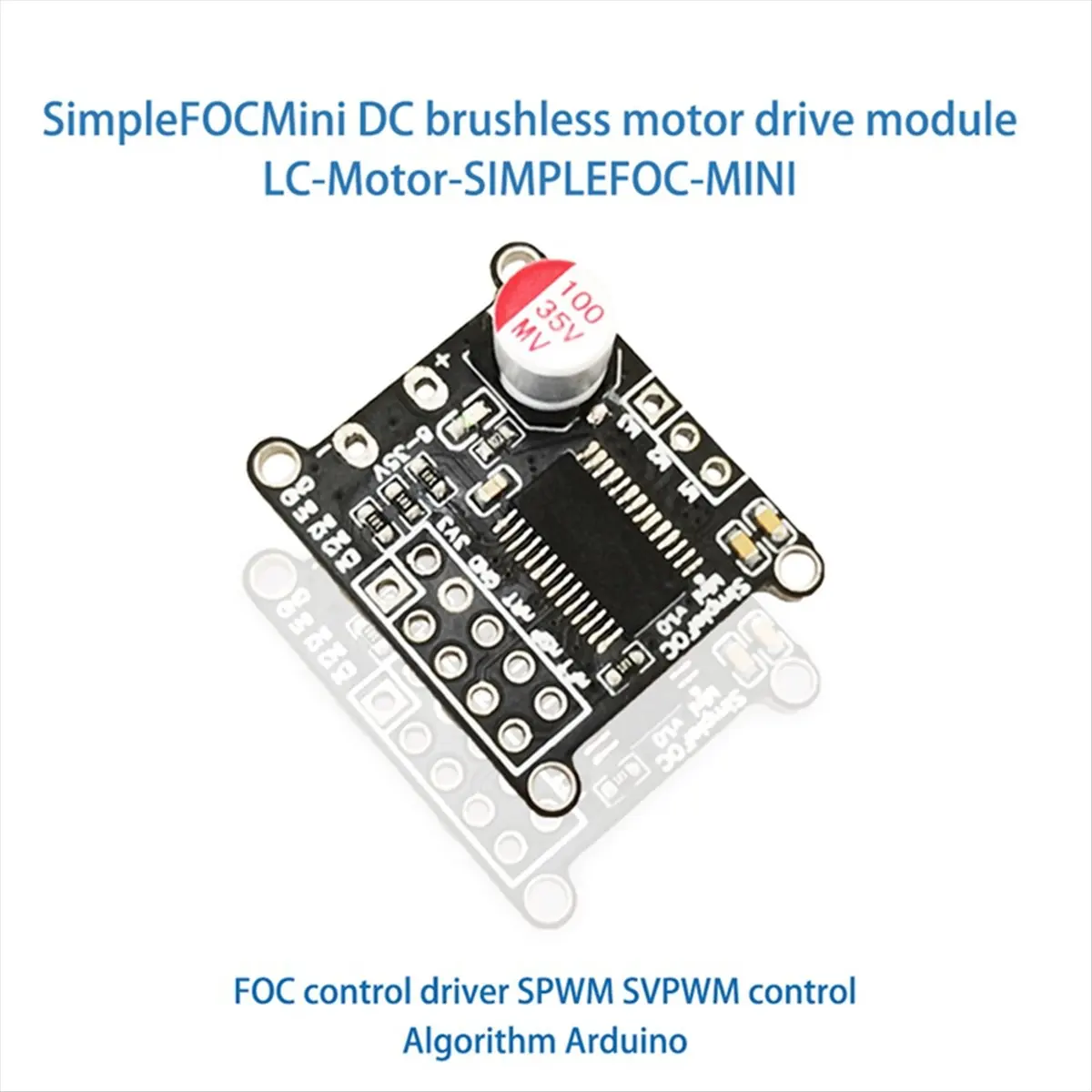 【DT93】 Carte de commande de moteur CC sans balais SimpleFOCMini, module de pilote de contrôle FOC avec algorithme de contrôle SVPWM