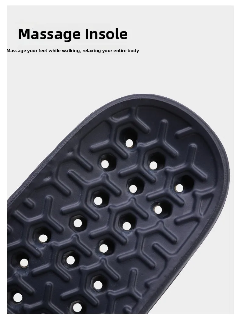 Pantuflas Antideslizantes para Parejas, para Baño, Interior y Exterior, Sandalias Planas de Verano, Pantuflas Suaves de EVA