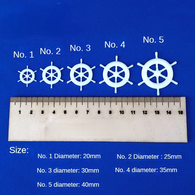 Timón de modelo de barco, volante mediterráneo americano, timón de barco antiguo Retro, accesorios de bricolaje